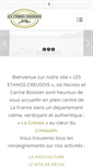 Mobile Screenshot of les-etangs-creusois.com