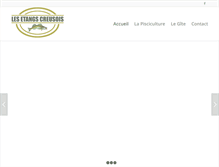 Tablet Screenshot of les-etangs-creusois.com